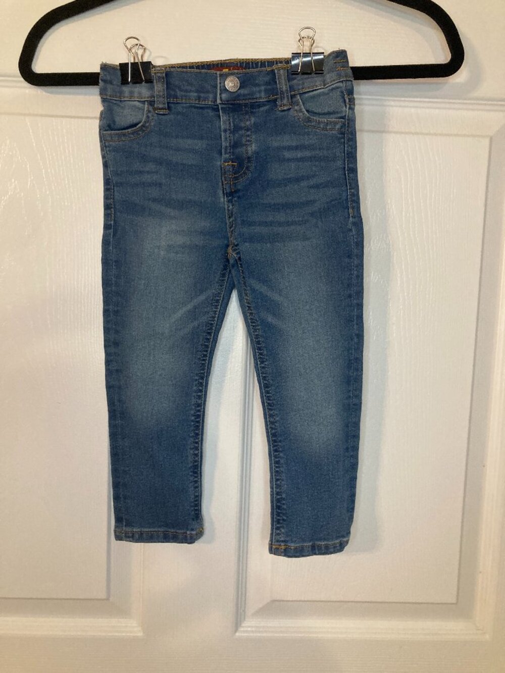 7 For All Mankind Baby Medium Wash Straight Leg Jeans - Size 24M